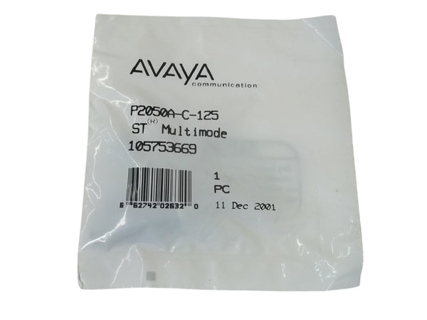 AVAYA P2050A-C-125 INTERCONNECTOR FIBER OPTIC NSMP