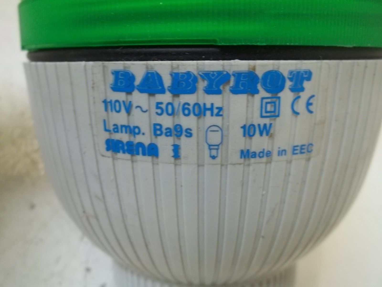 BABYROT BA9S LAMP 10W (GREEN)UNMP