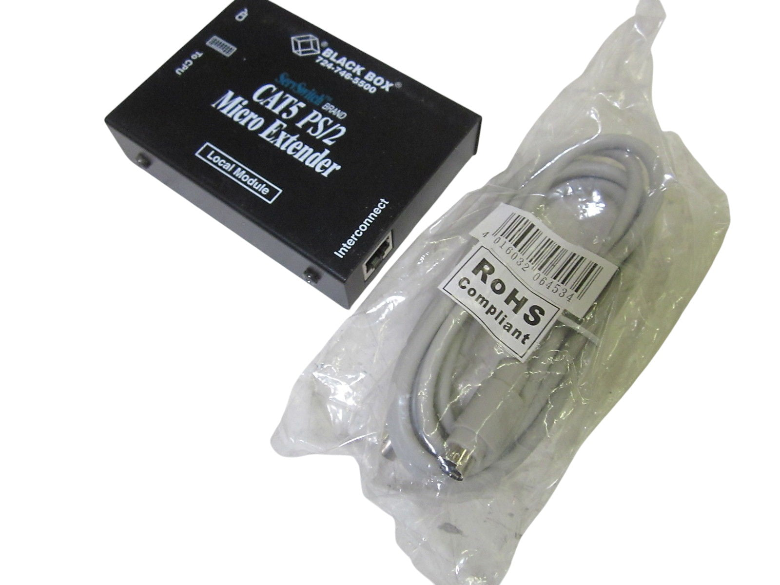 BACKBOX SERVSWITCH ACU1007A CAT5 PS/2 EXTENDER (AS PICTURED) NSNP