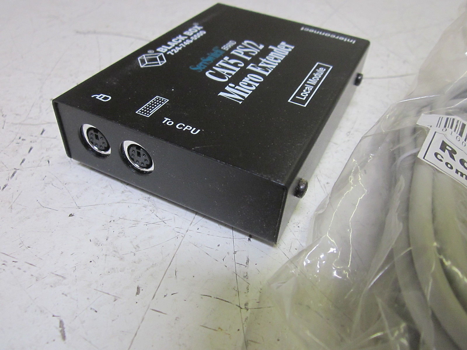 BACKBOX SERVSWITCH ACU1007A CAT5 PS/2 EXTENDER (AS PICTURED) NSNP