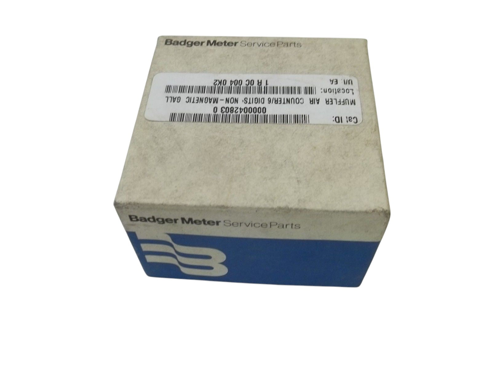 BADGER METER 0000428030 MUFFLER AIR COUNTER/6-DIGITS NSMP
