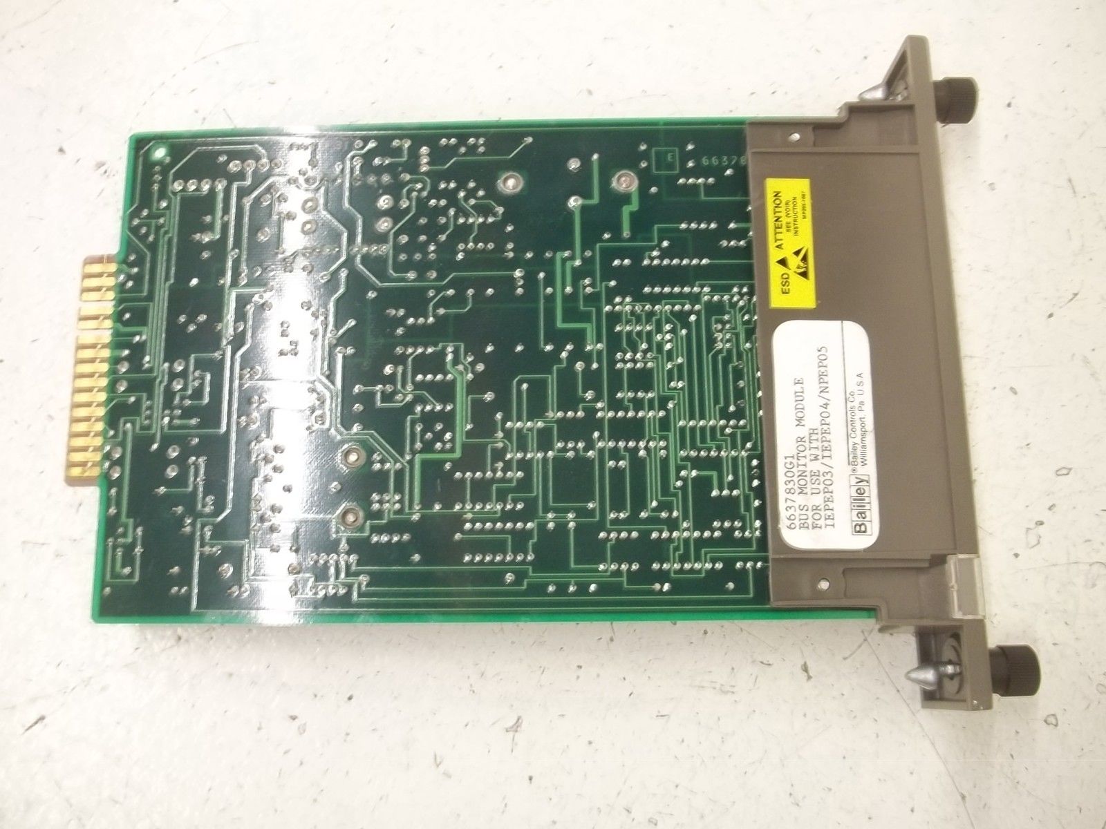 BAILEY 6637830G1 BUS MONITOR MODULE *USED*