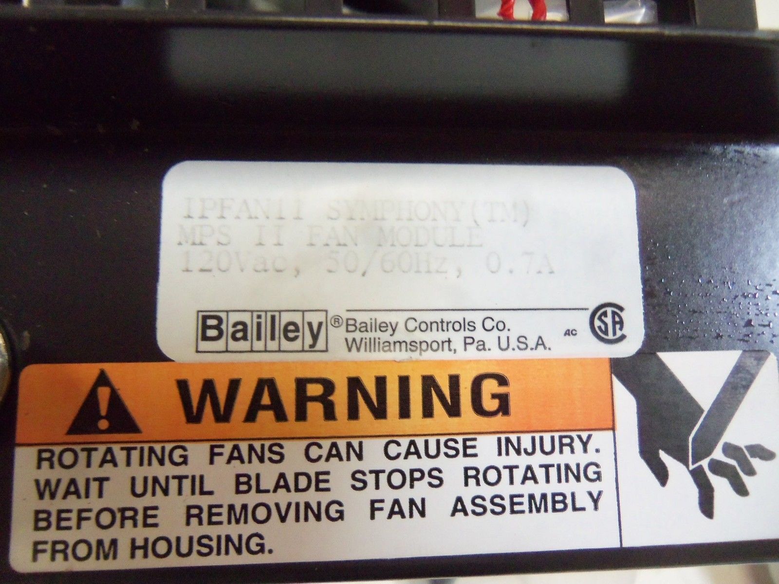 BAILEY IPFAN11 FAN ASSEMBLY UNMP