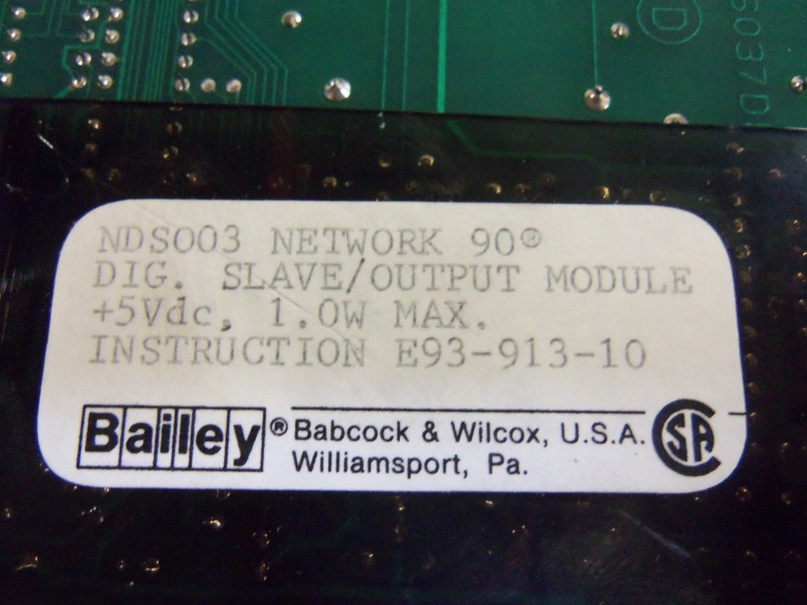 BAILEY NDSO03 DIGITAL SLAVE NSMP