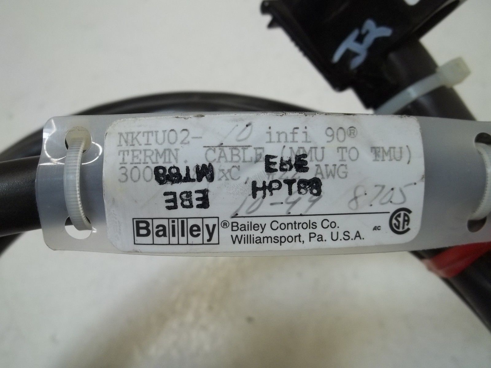 BAILEY NKTU02-10 TERMINAL CABLE UNMP