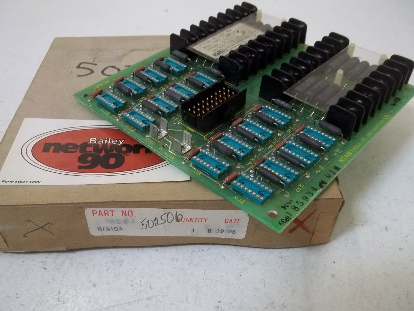 BAILEY NTAI01 ANALOG INPUT TERMINAL UNIT UNMP