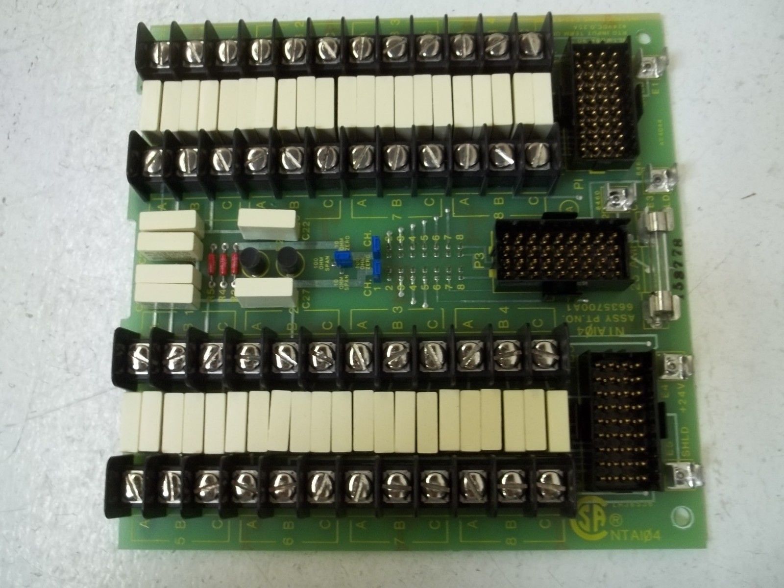 BAILEY NTAI04 ANALOG INPUT TERMINATION MODULENSMP
