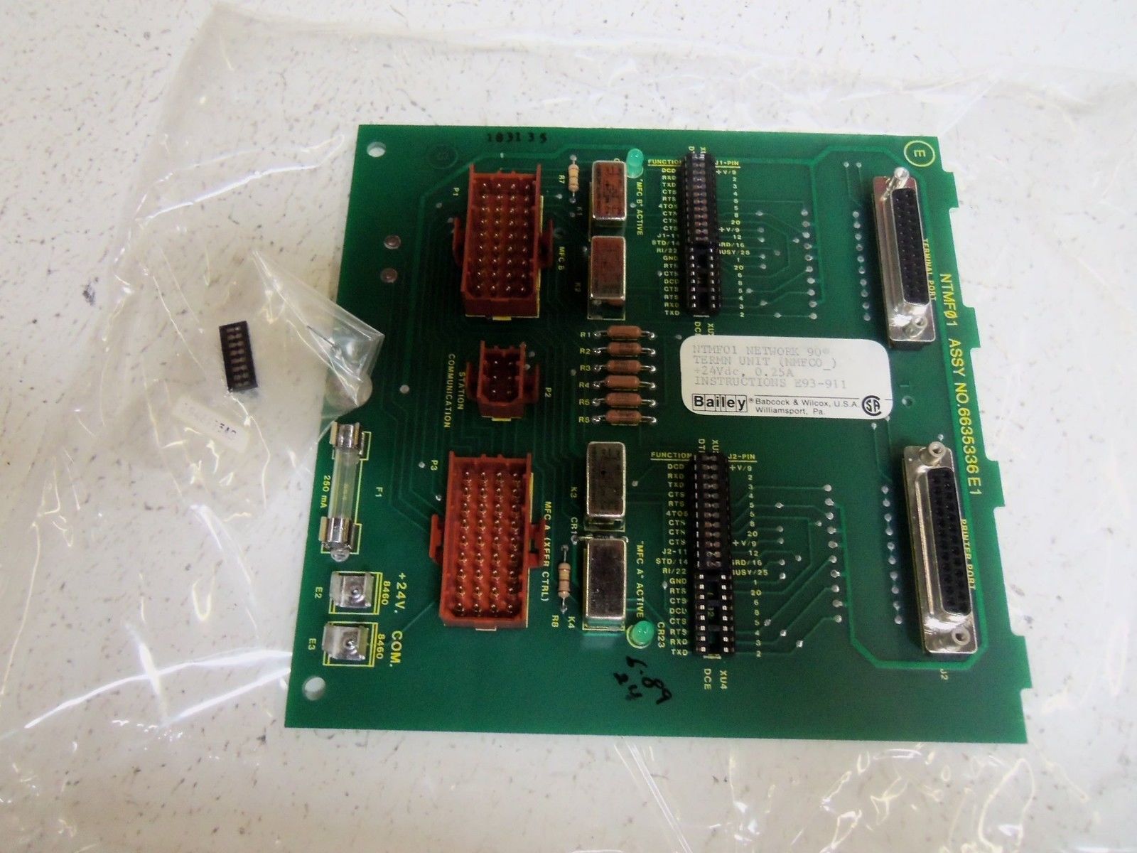 BAILEY NTMF01 TERMINATION MODULE NSMP