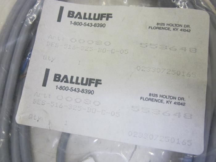 BALLUFF BES 516-325-BO-C-05  PROXIMITY SENSOR 10-30VDC UNMP