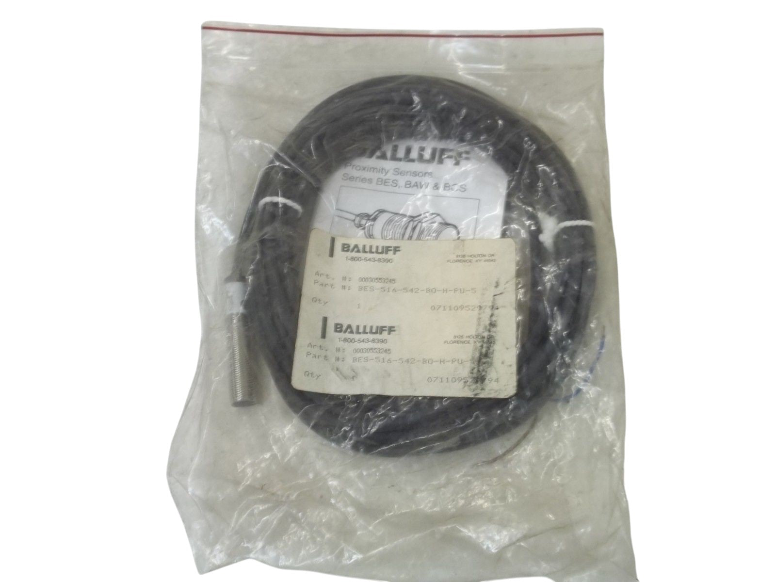 BALLUFF BES516-542-BO-H-PU-5 PROXIMITY SWITCH NSMP