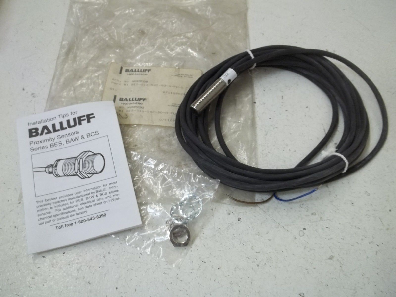 BALLUFF BES516-542-BO-H-PU-5 PROXIMITY SWITCH NSMP