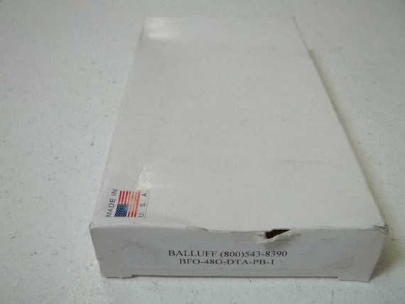 BALLUFF BFO-48G-DTA-PB-1 FIBER OPTIC SENSOR *NEW IN BOX*