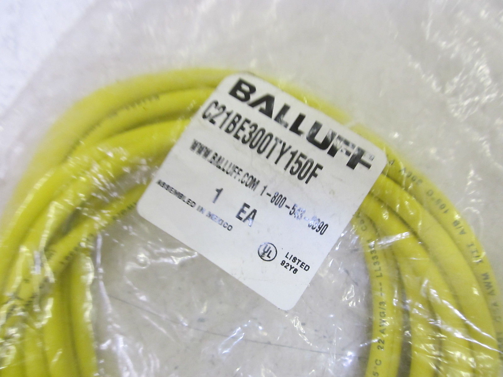 BALLUFF C21BE300TY150F CORDSET NSMP