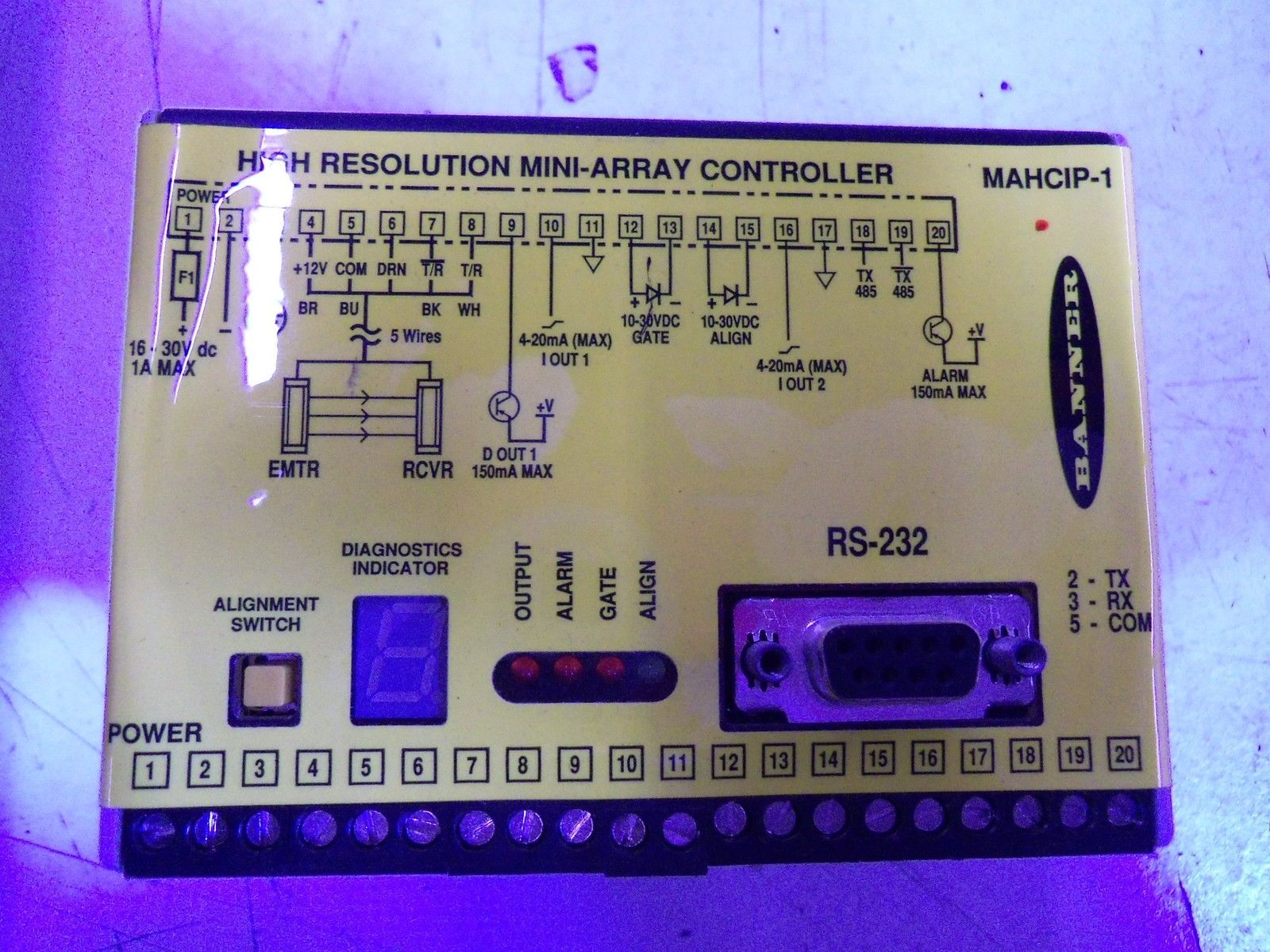 BANNER ENGINEERING MAHCIP-1 *USED*