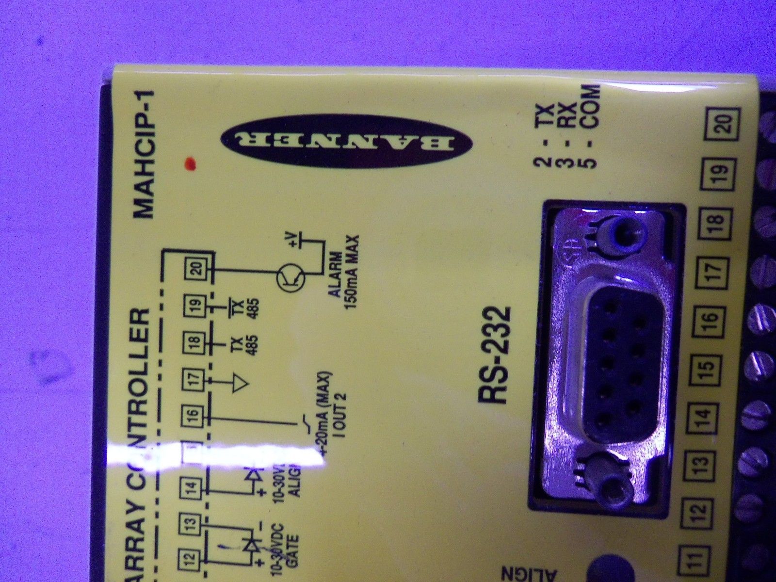 BANNER ENGINEERING MAHCIP-1 *USED*
