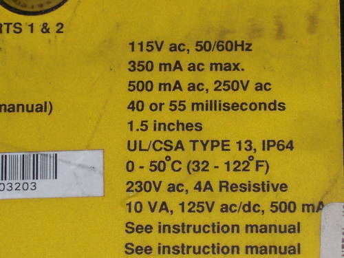 BANNER ENGINEERING MACHINE-GUARD CONTROL BOX MGCA-5A UNMP