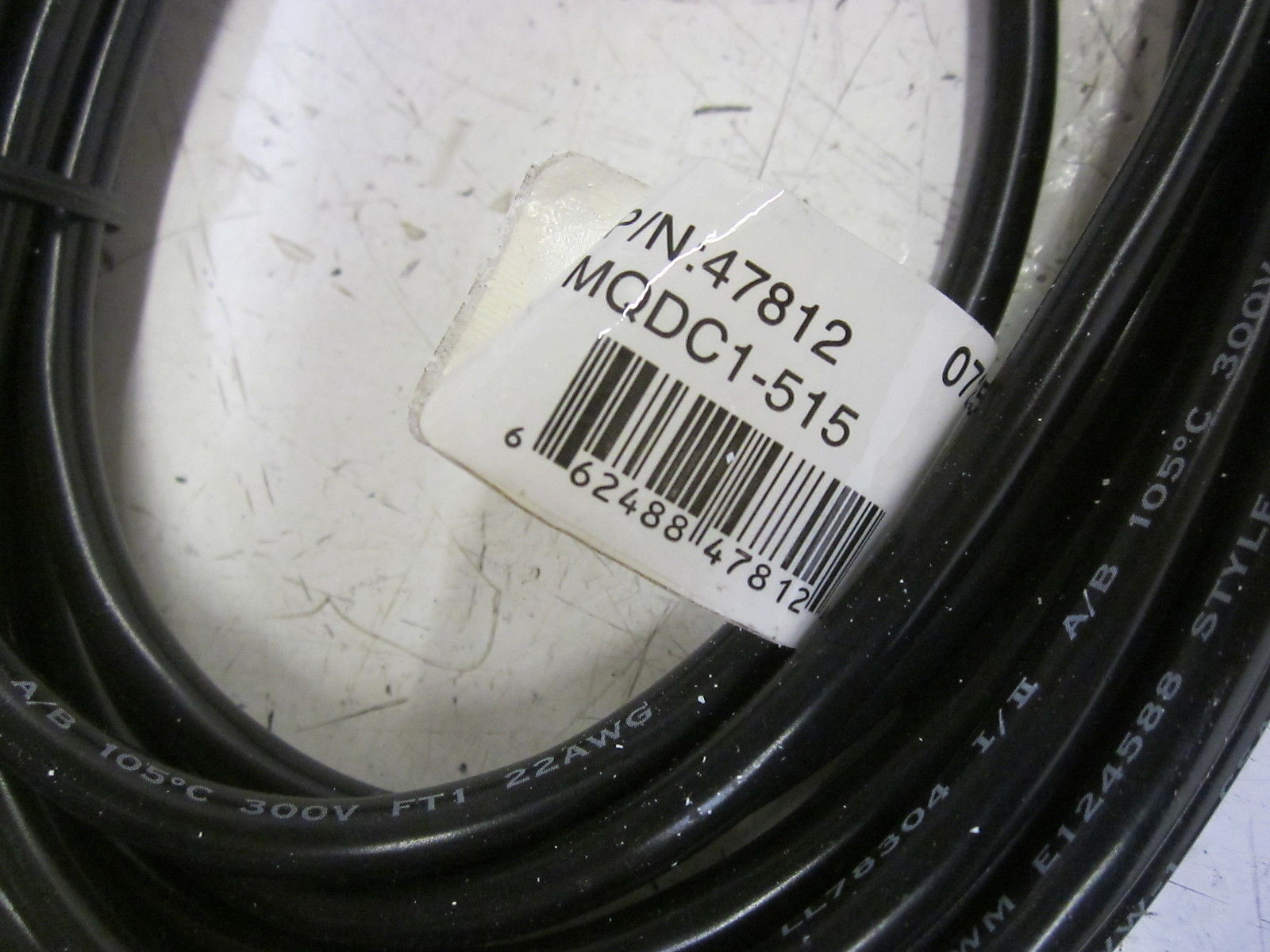 BANNER ENGINEERING MQDCQ-515 P/N: 47812 CABLE UNMP