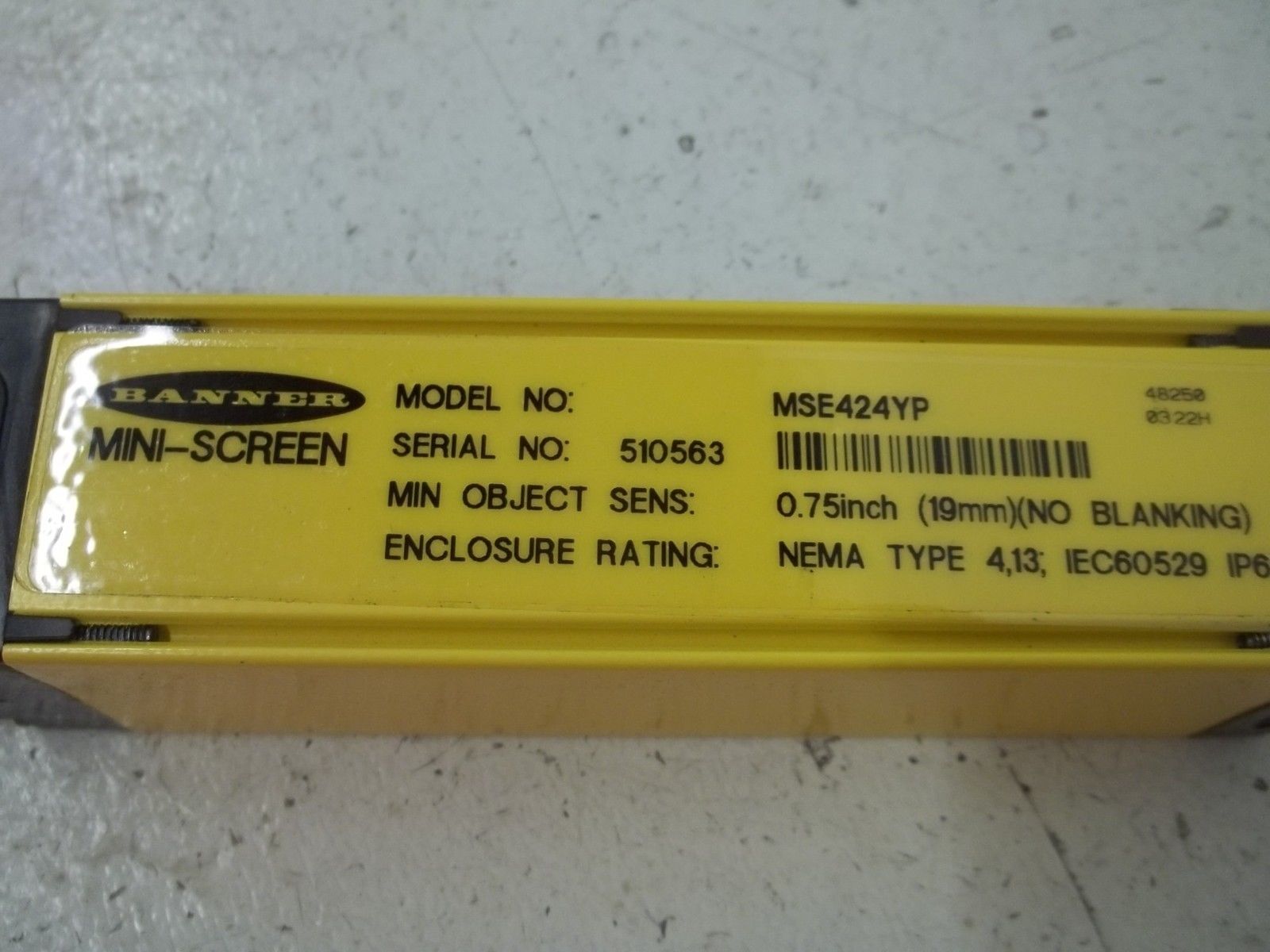 BANNER ENGINEERING MSE424YP UNMP