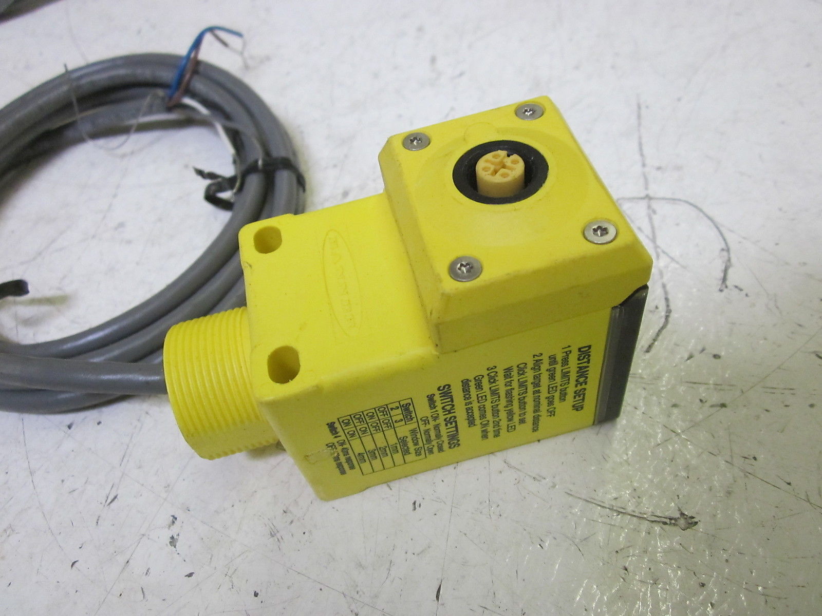 BANNER ENGINEERING Q45UR3BA63C SENSOR 12-24VDC UNMP