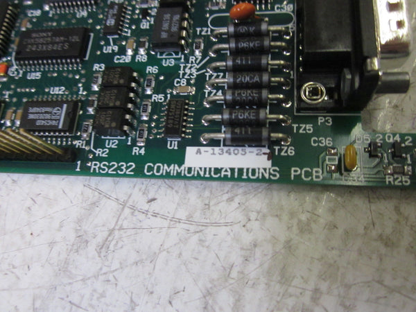 BARBER-COLMAN A-6005  RS232 COMMUNICATION PCB BOARD UNMP
