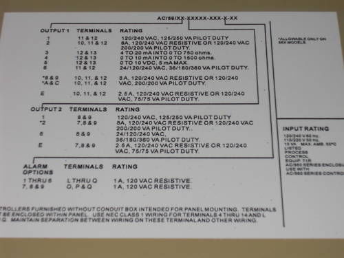 BARBER-COLMAN 561A-0216-100-0  UNMP