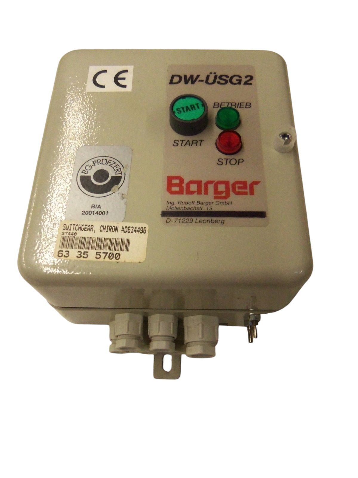 BARGER DW-USG2 NSNP