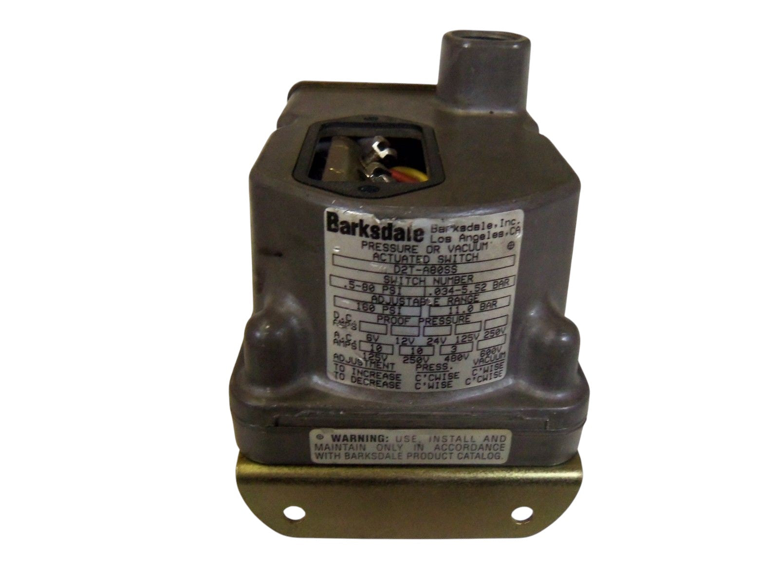 BARKSDALE D2T-A80SS UNMP