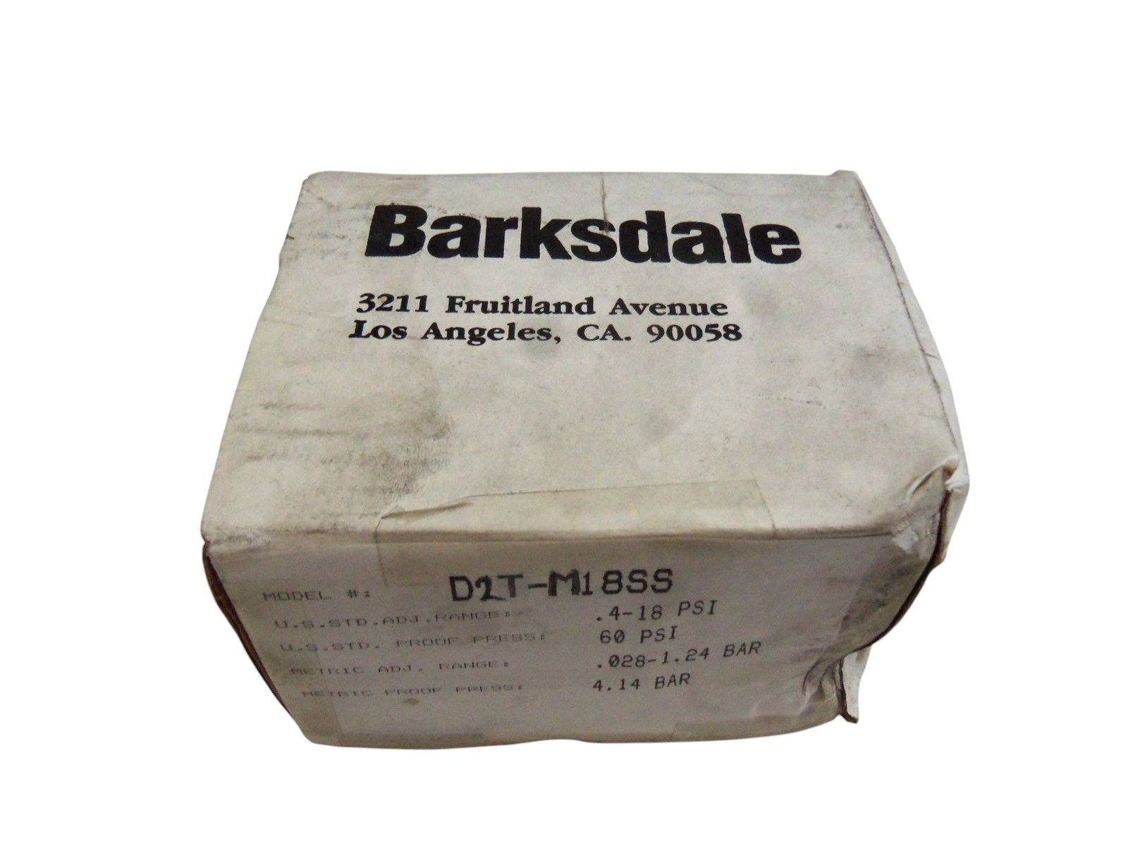 BARKSDALE D2T-M18SS SWITCH UNMP