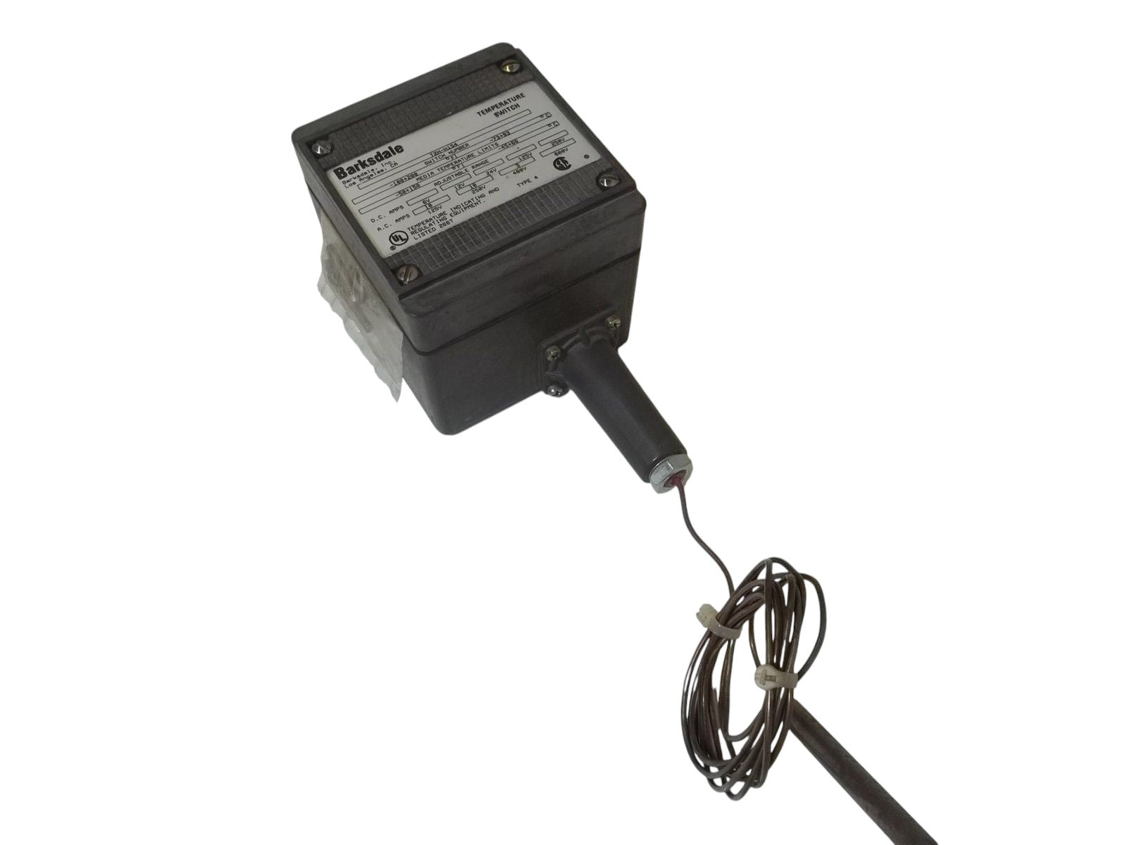 BARKSDALE T2H-H154 TEMPERATURE SWITCH UNMP