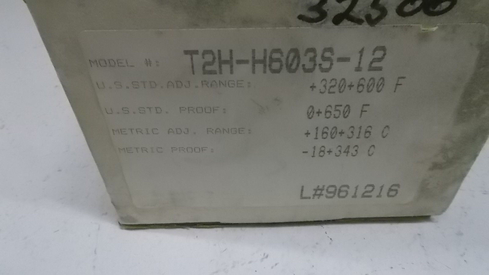 BARKSDALE T2H-H603S-12 NSNP