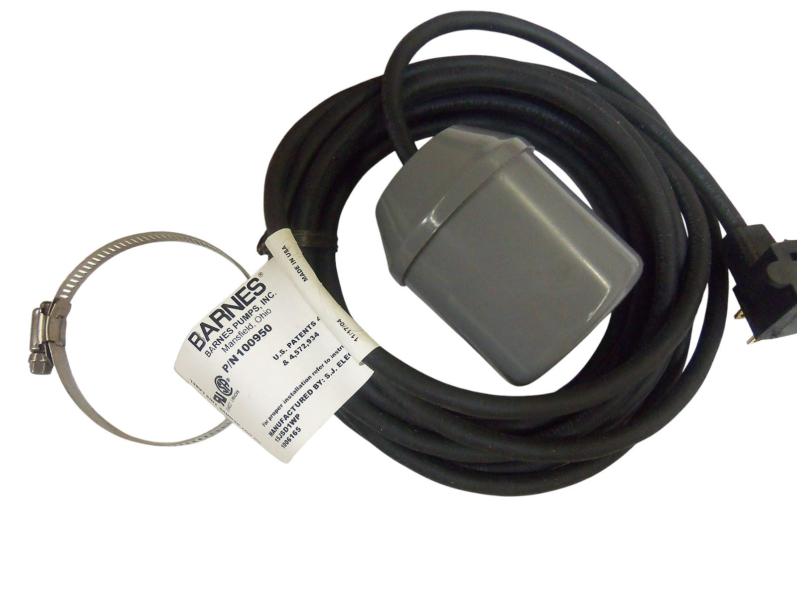 BARNES 100950 15FT 120V W/PLUG NSMP