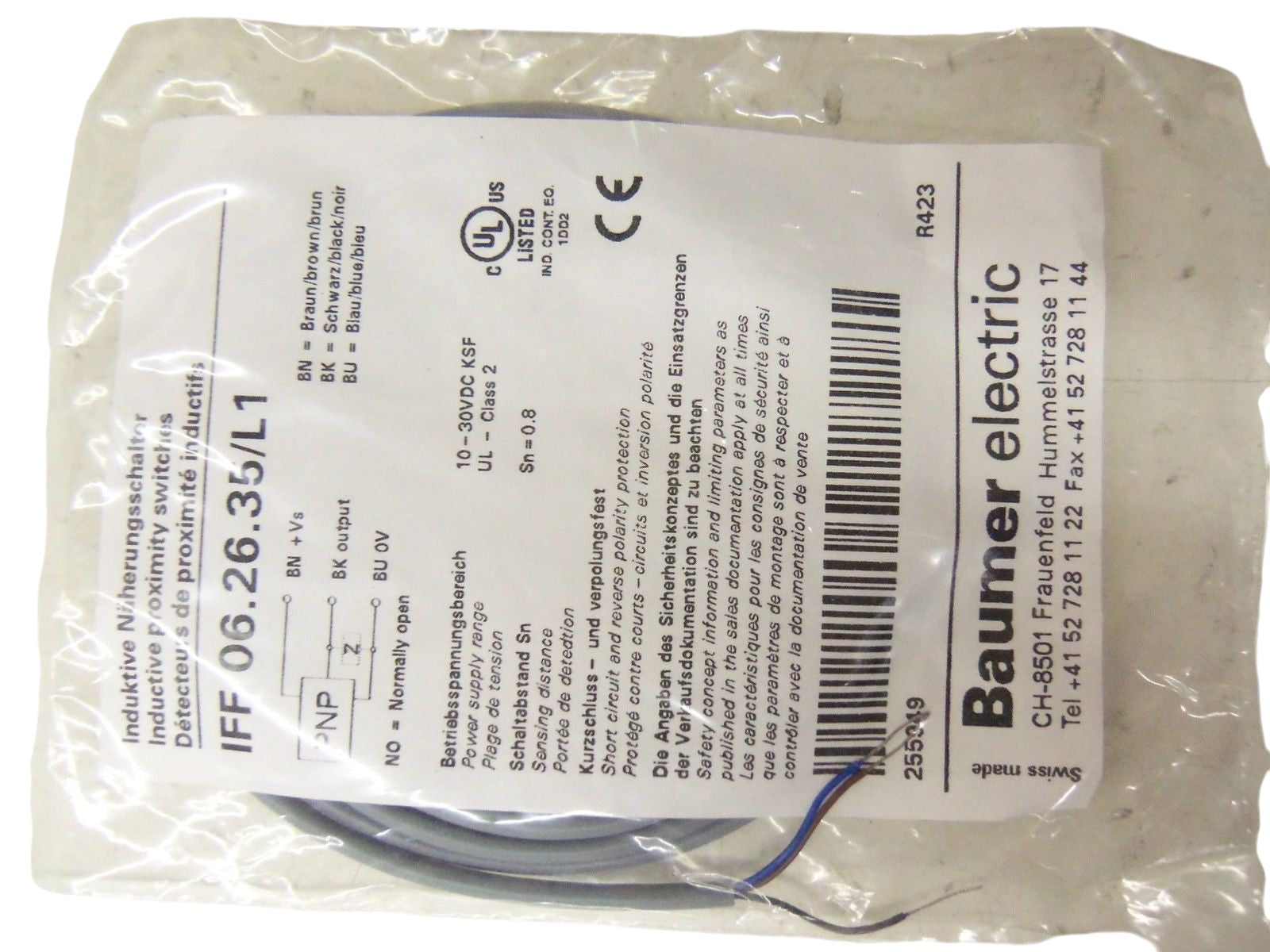 BAUMER IFF 06.26.35/L1 NSMP