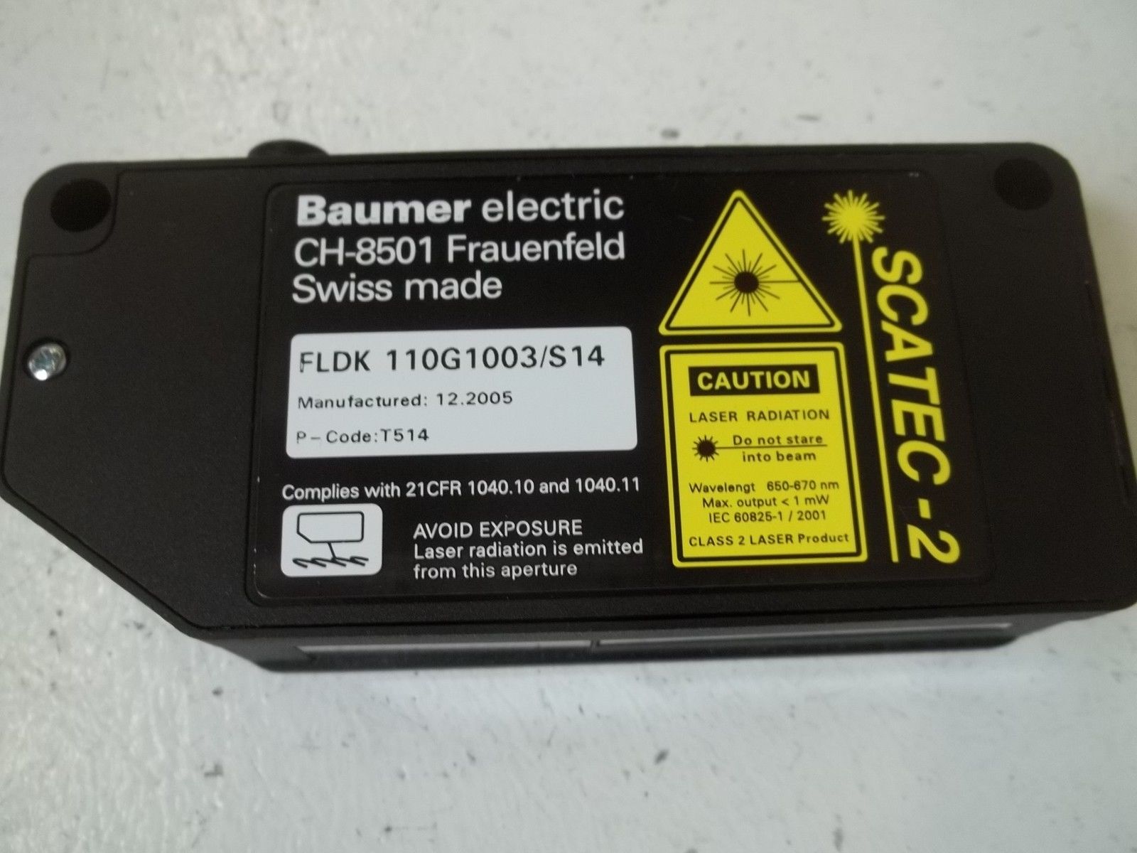 BAUMER FLDK 110G1003/S14 NSMP