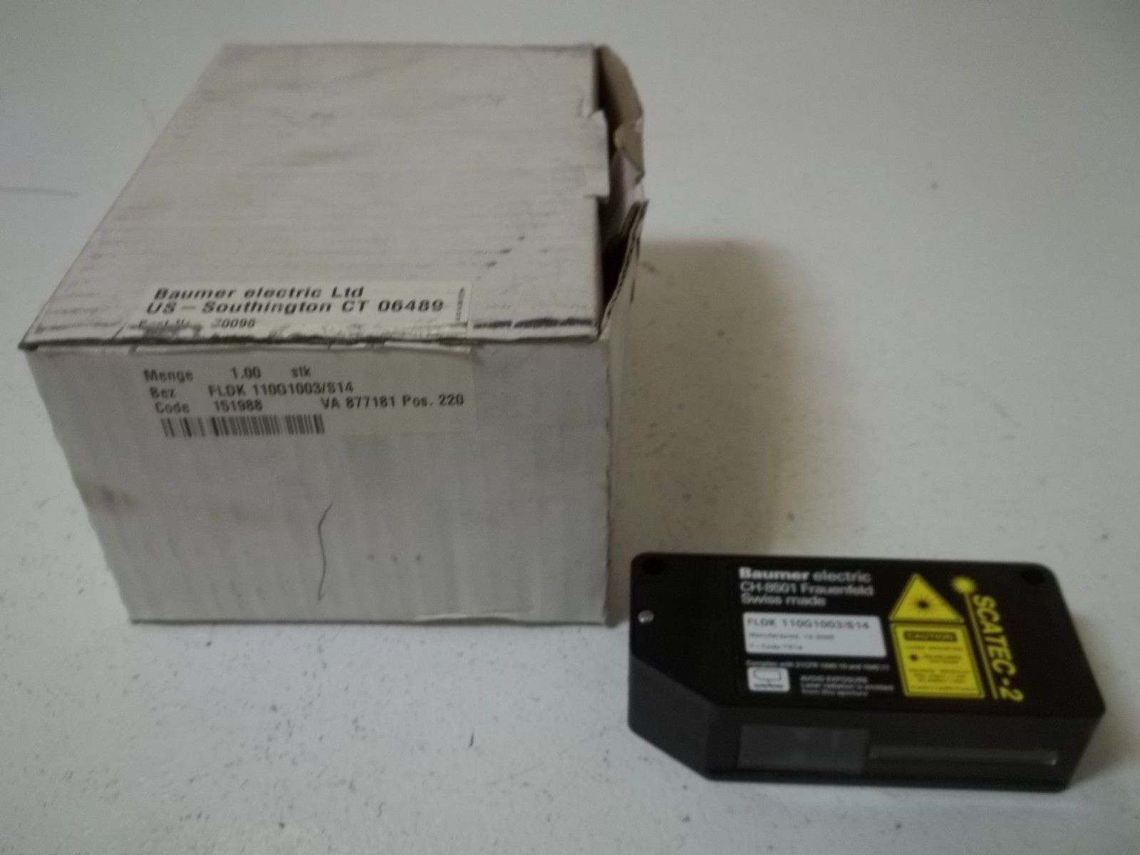 BAUMER FLDK 110G1003/S14 NSMP