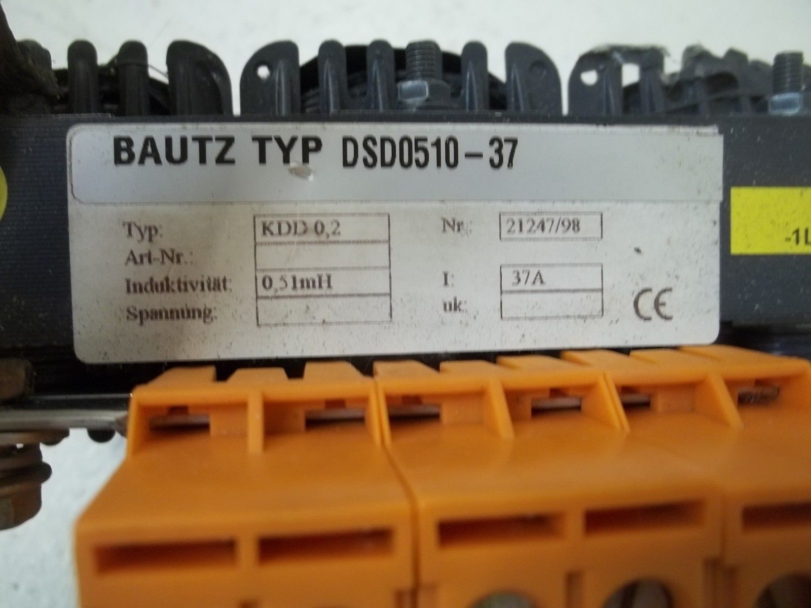 BAUTZ DSD0510-37 TRANSFORMER UNMP