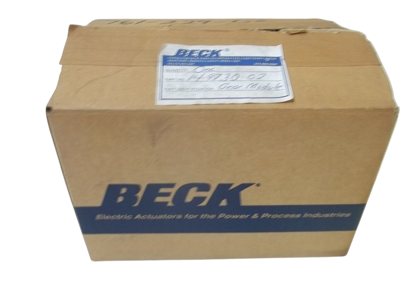 BECK 14-9730-02 GEAR MOTOR UNMP