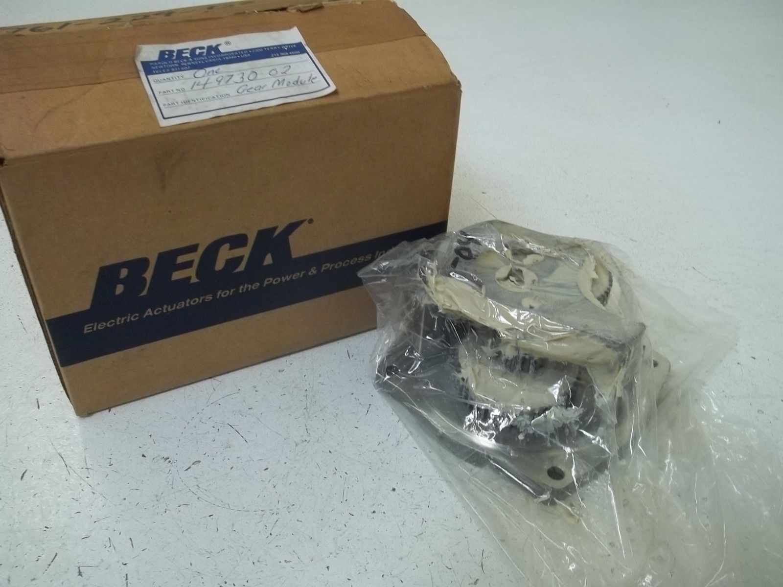 BECK 14-9730-02 GEAR MOTOR UNMP