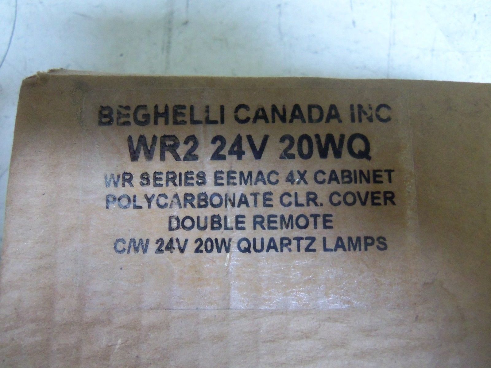 BEGHELLI WR2-24V-20WQ LIGHT FIXTURE NSMP