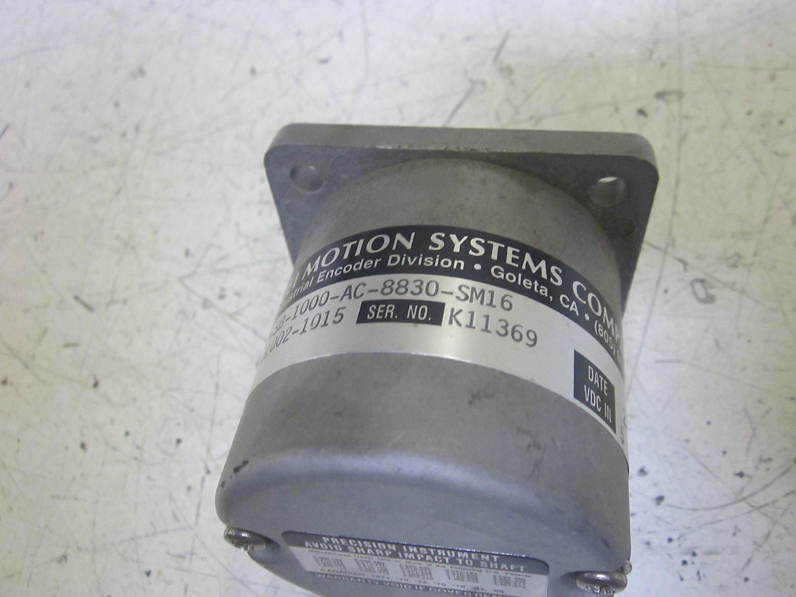 BEI H25D-SB-1000-AC-8830-SM16 ENCODER UNMP
