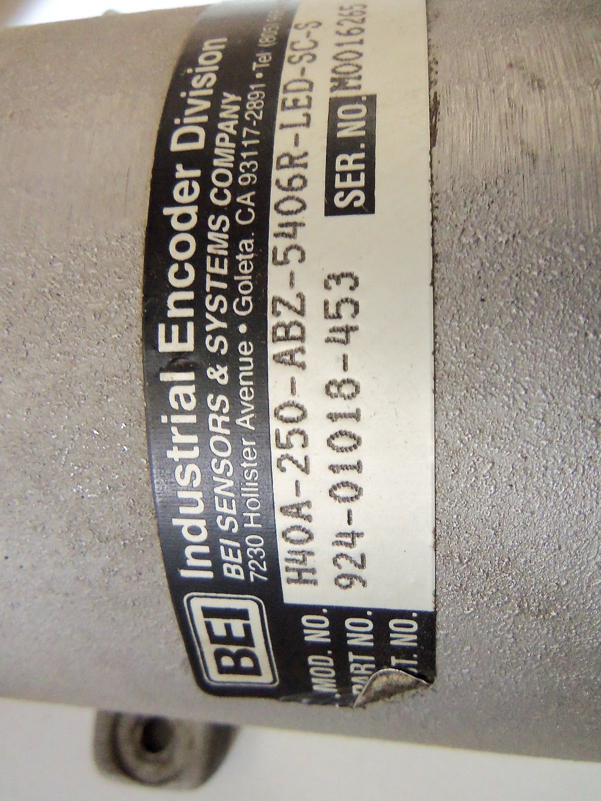 BEI H40A-250-ABZ-5406R-LED-SC-S UNMP