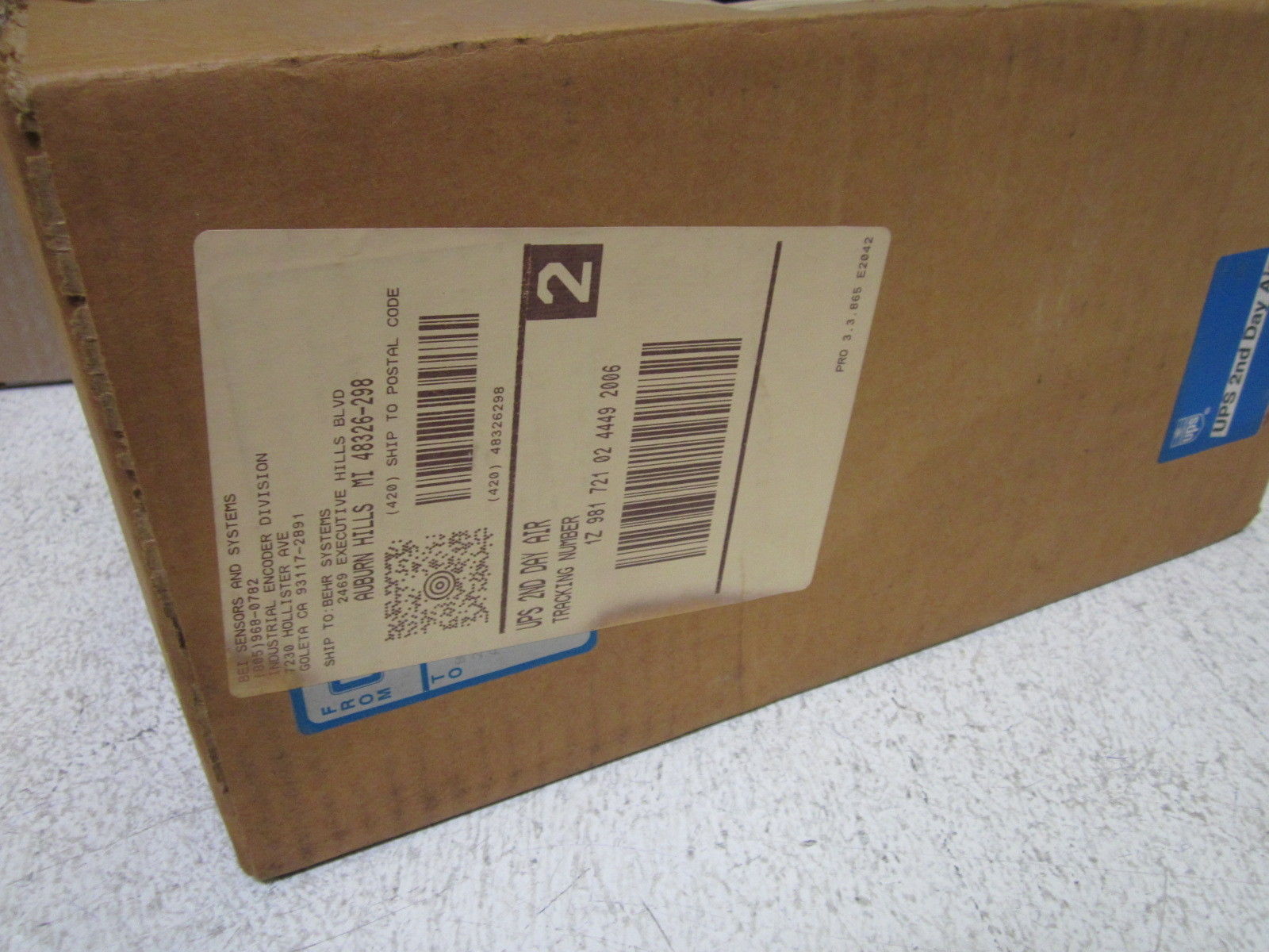 BEI  H40A-36-ABZ-7406R-LED-SC-UL-S ENCODER UNMP