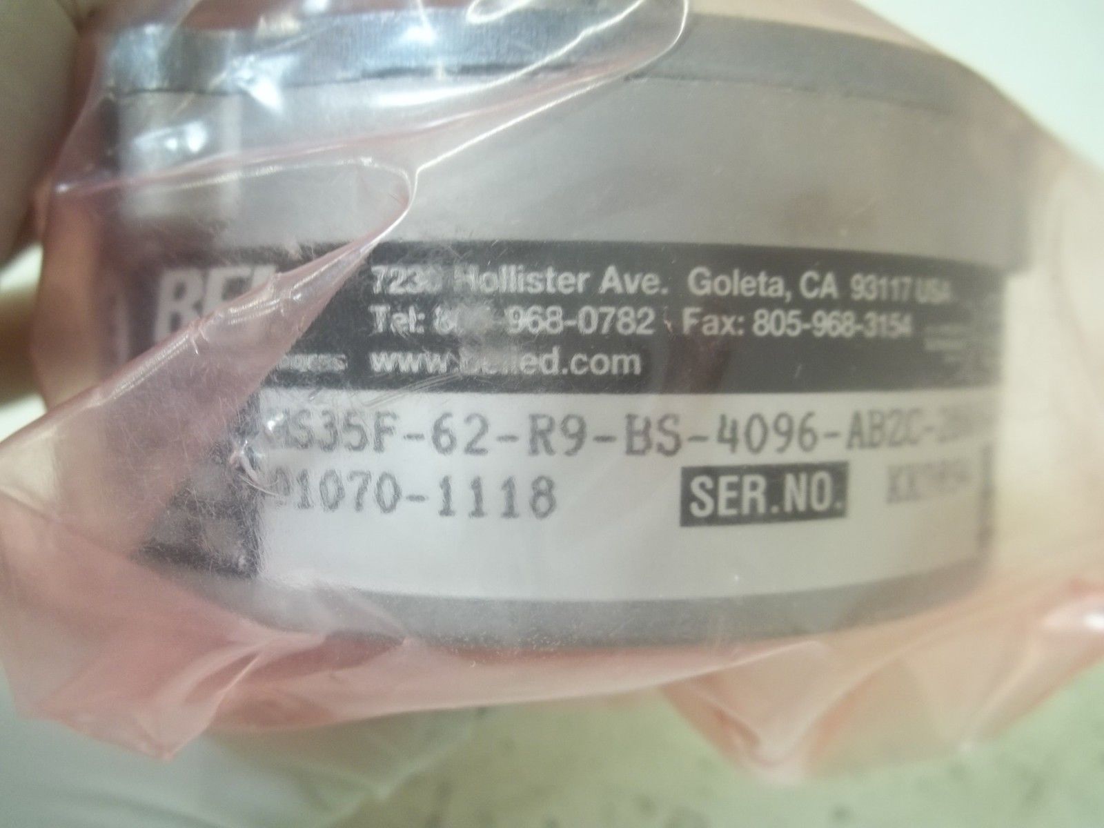 BEI HS35F-62-R9-BS-4096-ABZC-28V/V-SM18-S ENCODER NSNP