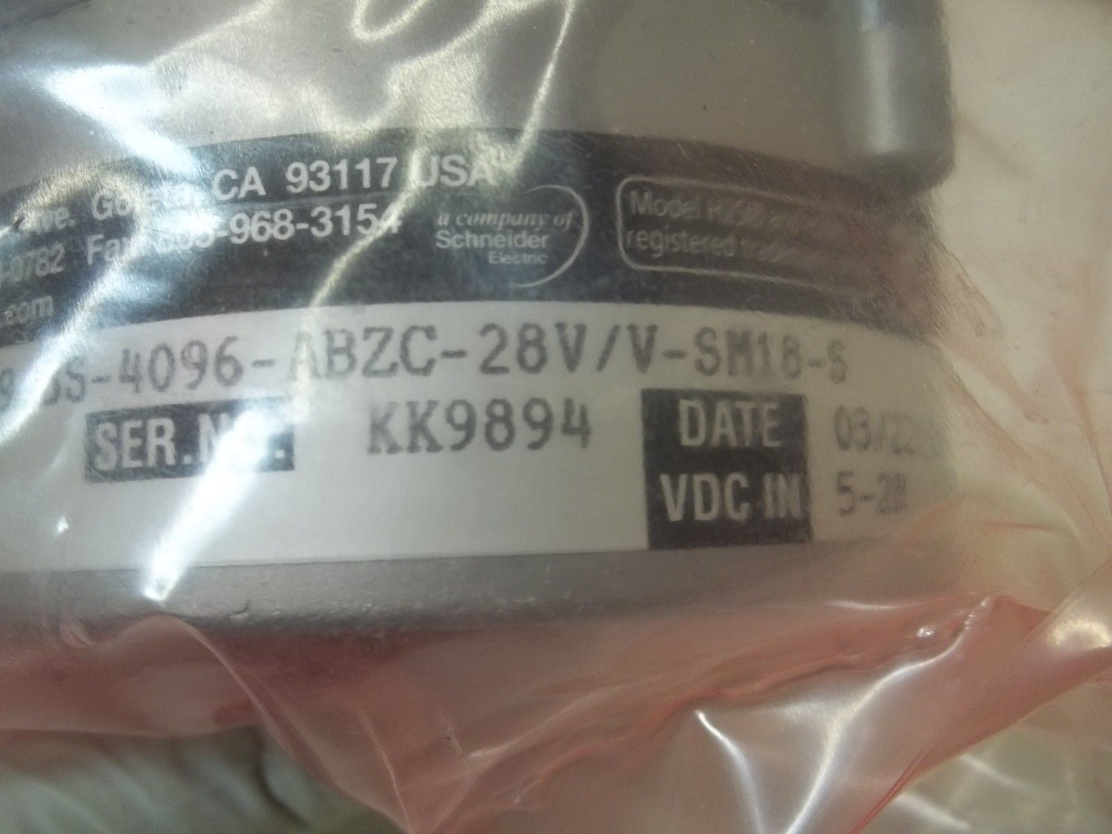 BEI HS35F-62-R9-BS-4096-ABZC-28V/V-SM18-S ENCODER NSNP