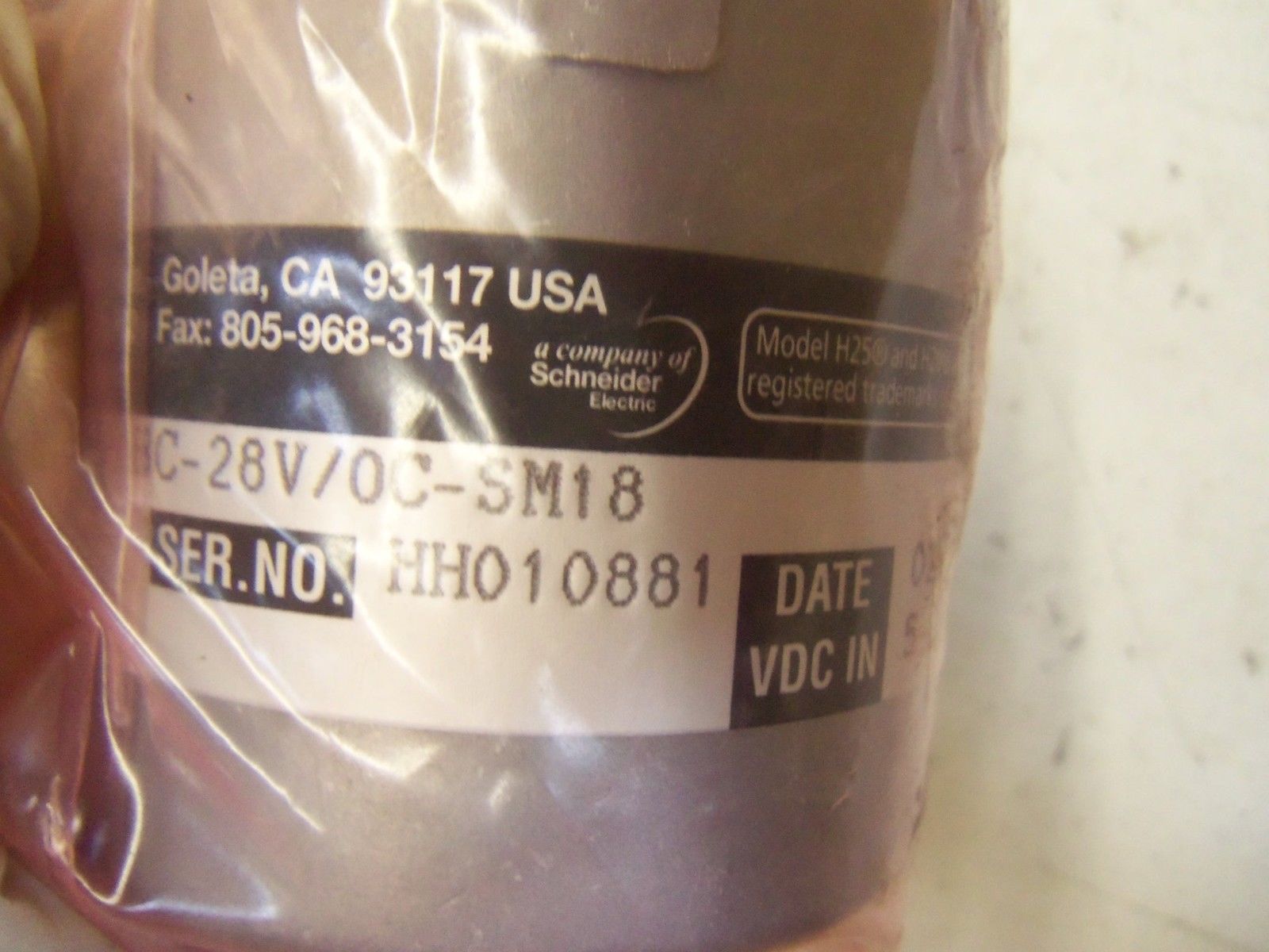 BEI SENSORS & SYSTEM COMPANY H25E-SS-500-ABC-28V/0C-SM18 *NEW IN BAG*