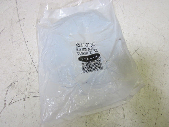 BELKIN A3L791-35-BLU CAT5E BLUE PATCH CABLE RJ45M/RJ45M  *NEW IN A FACTORY BAG*