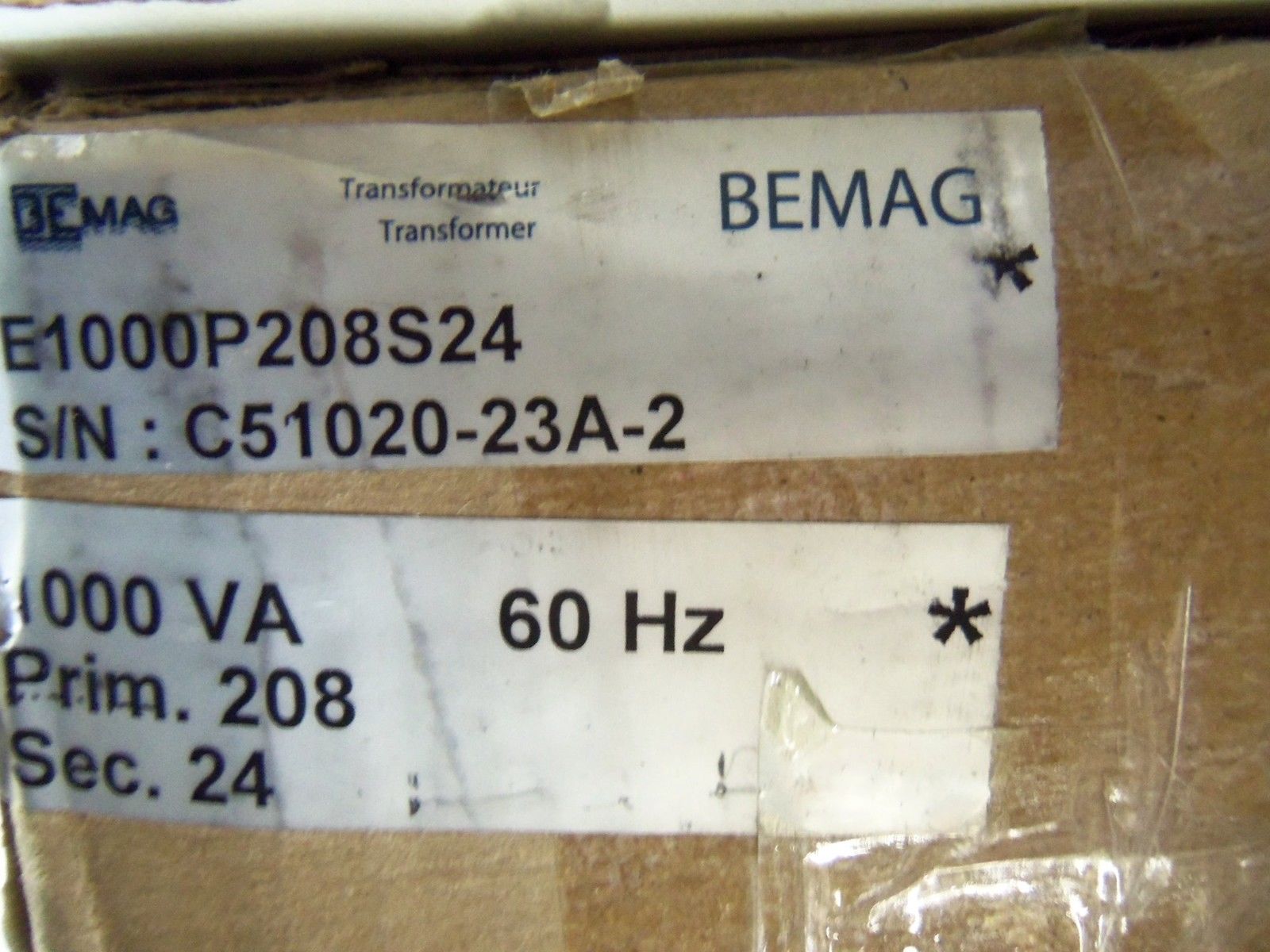 BEMAG E1000P208S24 NSMP