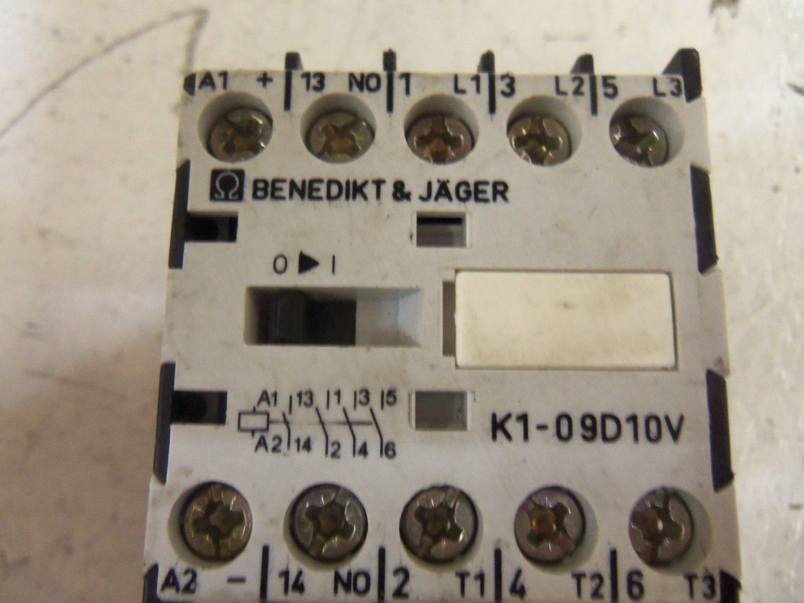 BENEDIKT & JAGER K1-09D10V CONTACTOR UNMP