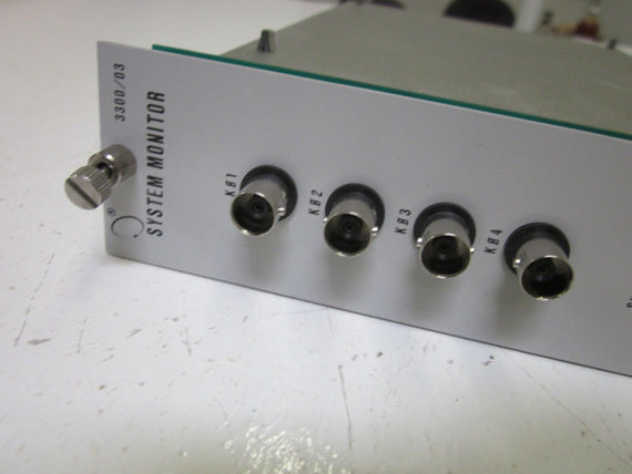 BENTLY NEVADA 3300/03-01-02 CHANNEL TEMPERATURE MONITOR  *USED*