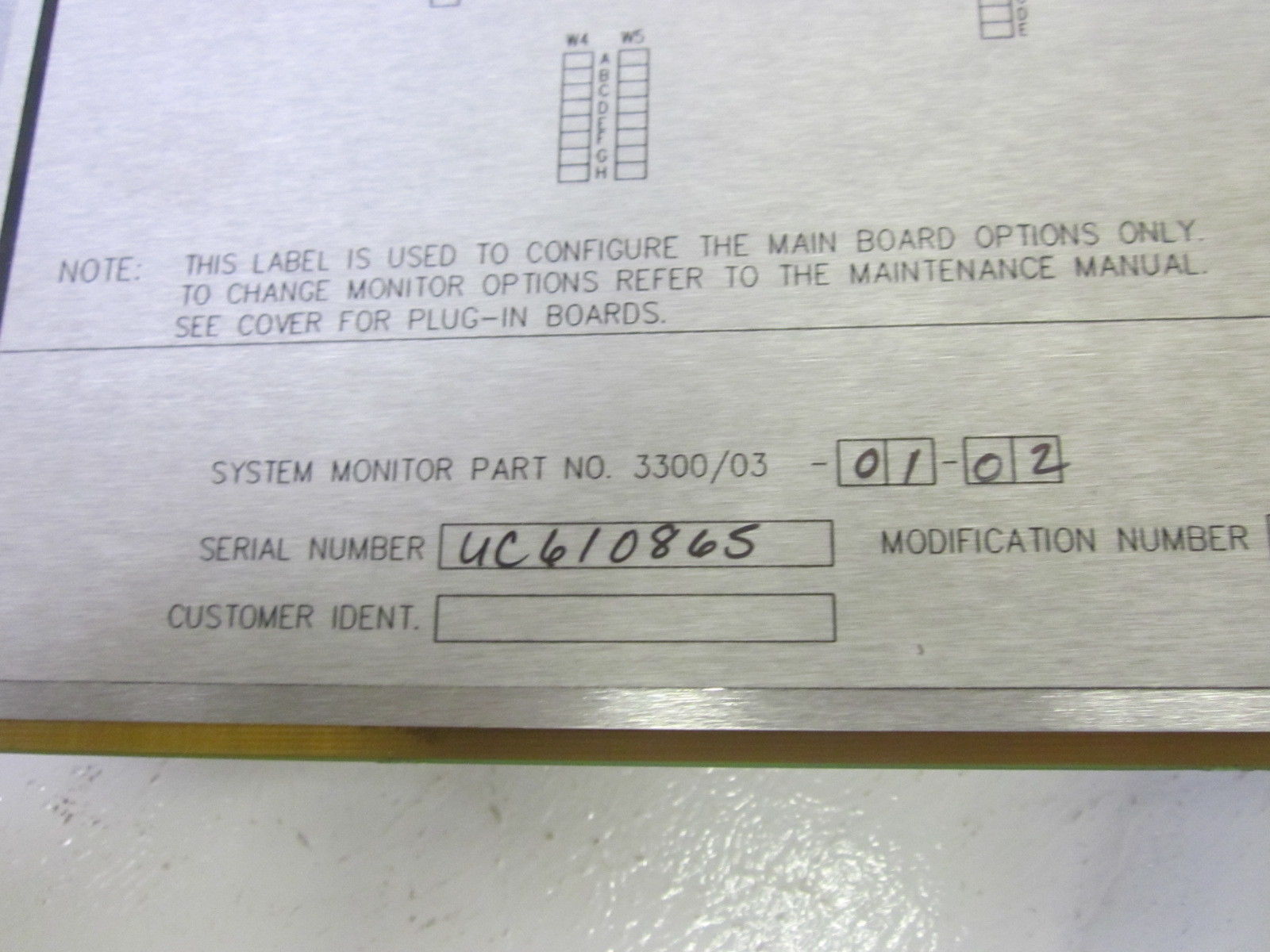 BENTLY NEVADA 3300/03-01-02 CHANNEL TEMPERATURE MONITOR  UNMP