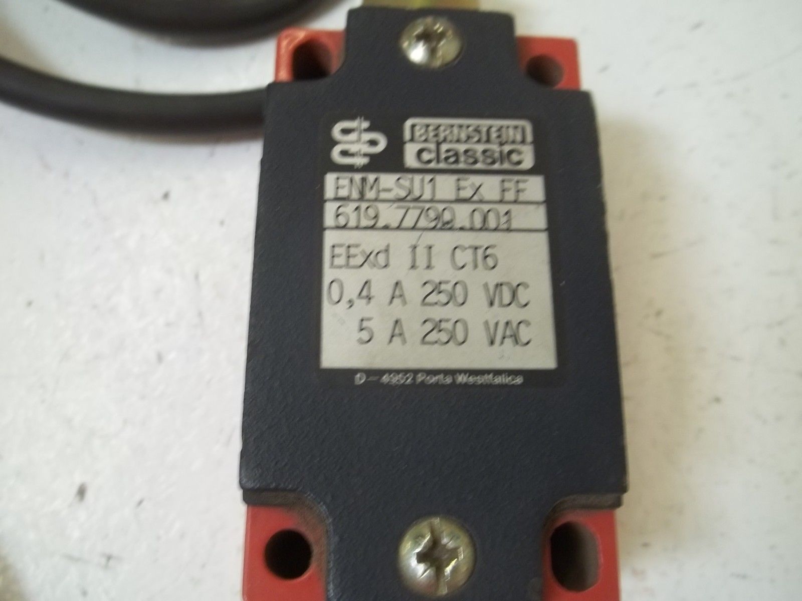 BERNSTEIN CLASSIC ENM-SU1EXFF LIMIT SWITCH UNMP